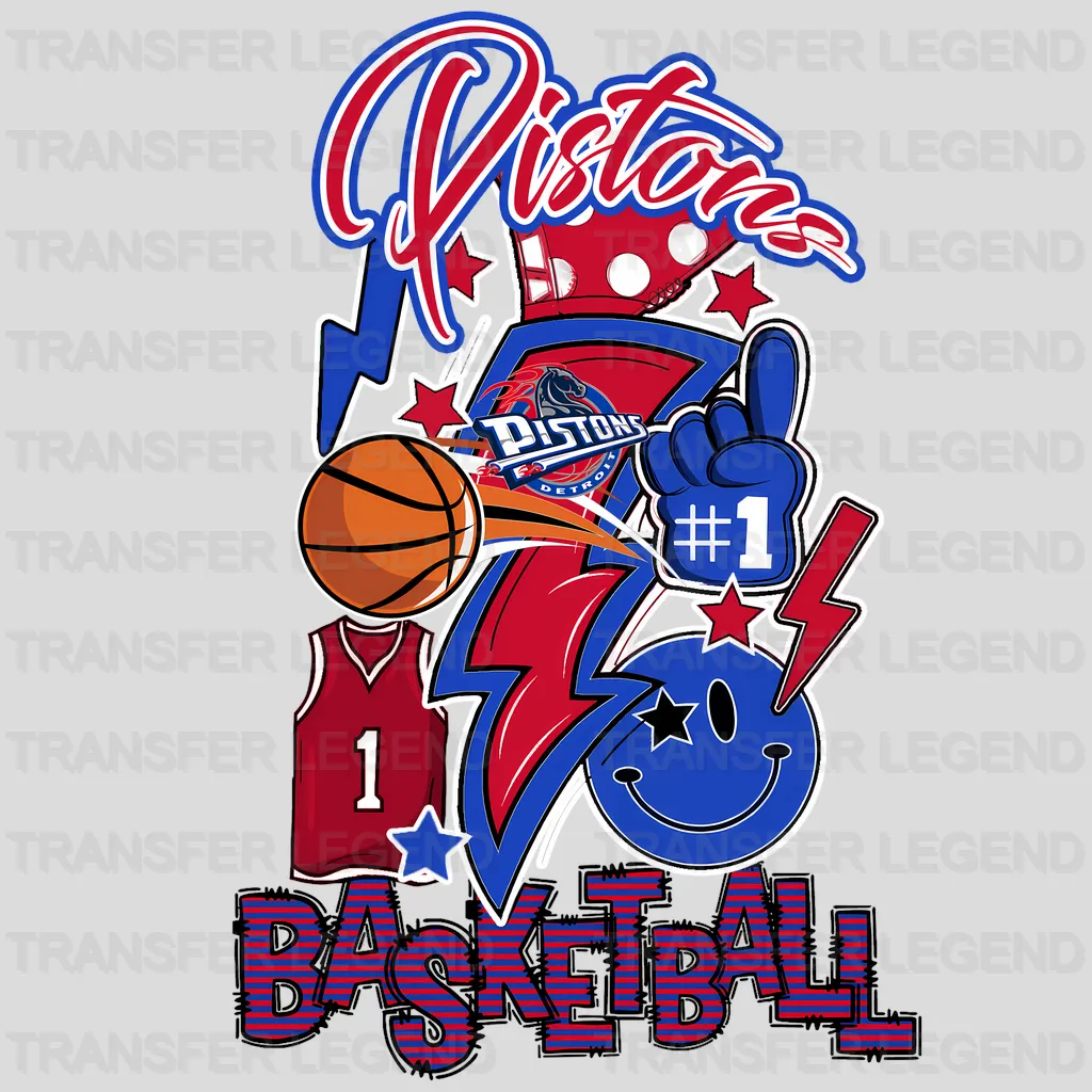 Detroit Pistons NBA They Hate Us DTF Iron On Transfer