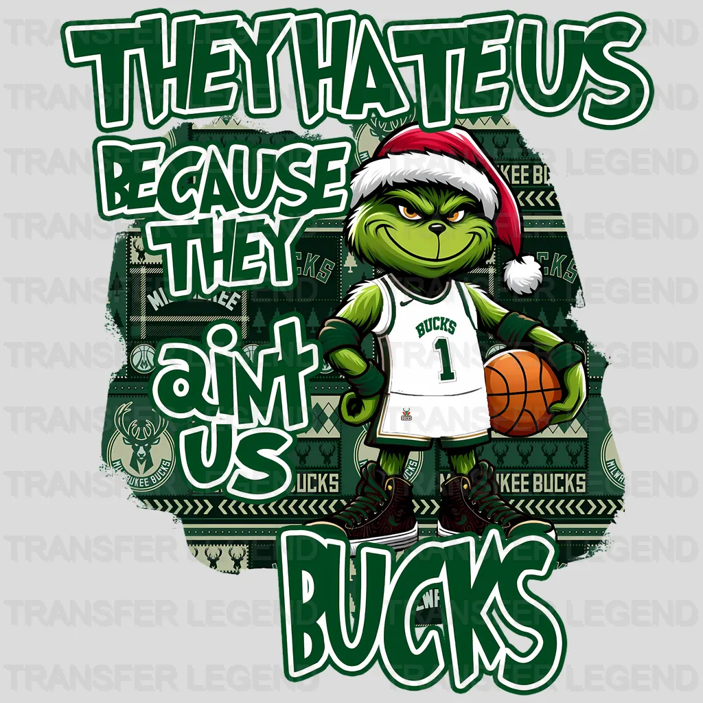 Milwaukee Bucks NBA They Hate Us DTF Iron On Transfer
