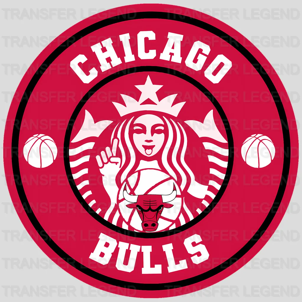 Chicago Bulls NBA Primary Logo Circle Badge - DTF Iron On Transfer