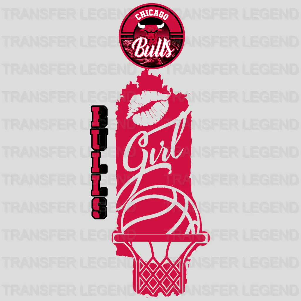 Chicago Bulls NBA This Girl Loves Her Bulls DTF Iron On Transfer