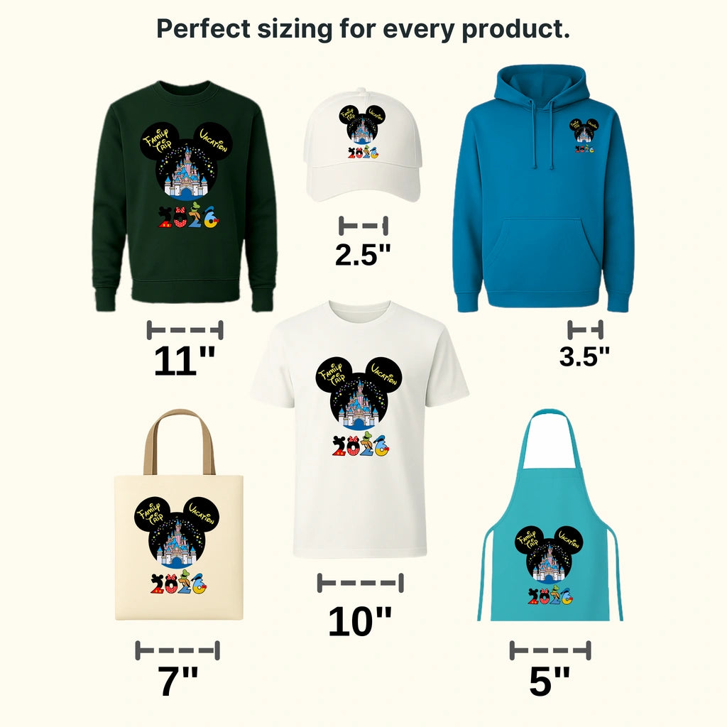 Wonderland By Night Mickey & Minnie Cartoon Designs - DTF Heat Transfer
