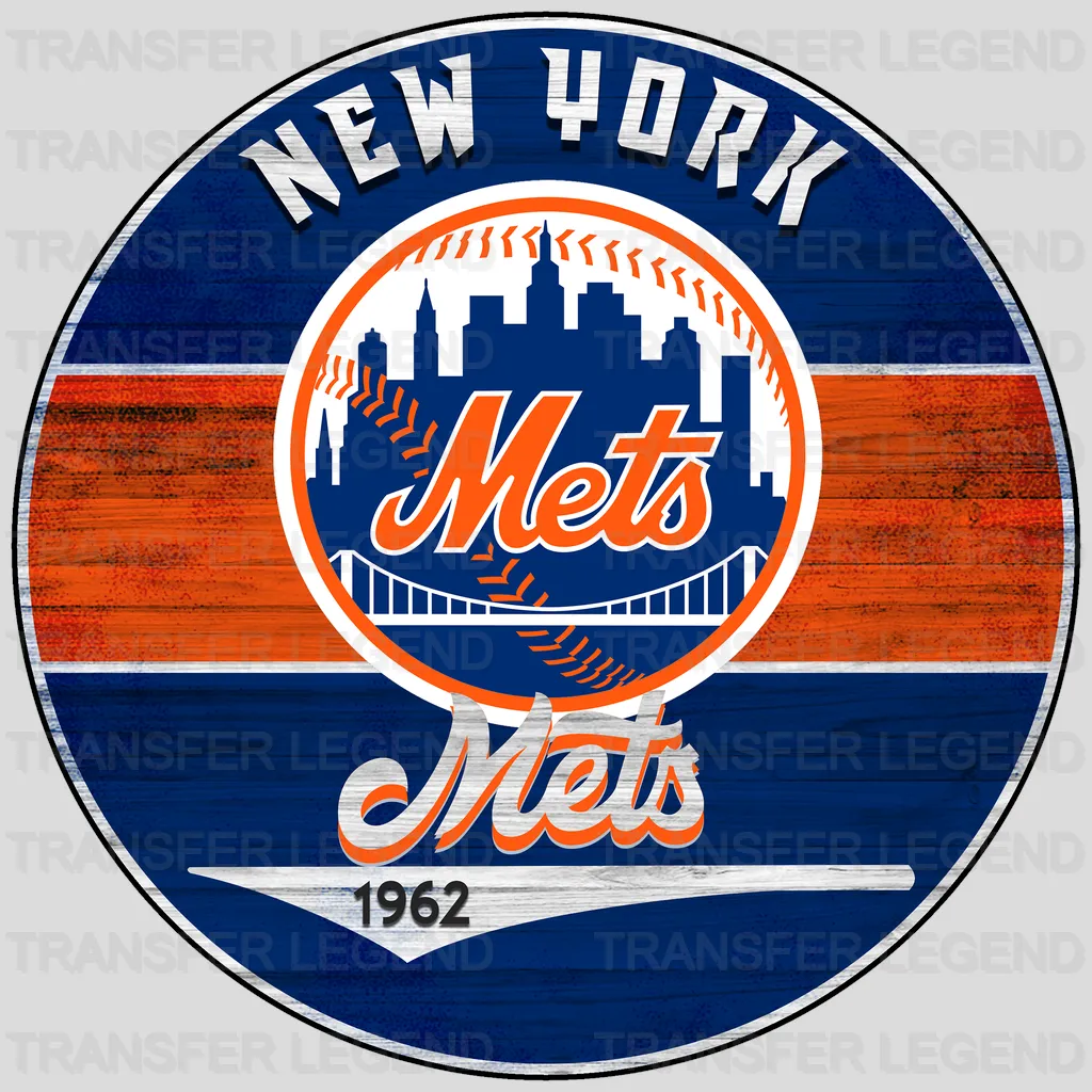 New York Mets MLB New York Love DTF Iron On Transfer