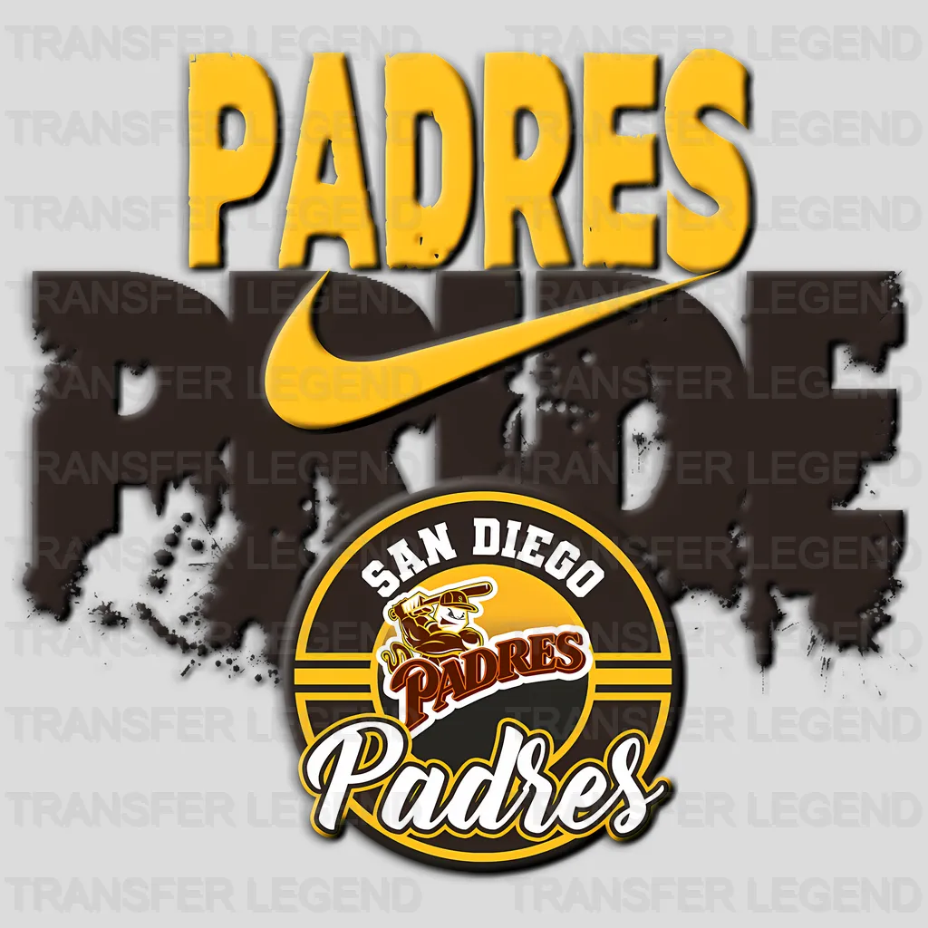 San Diego Padres MLB Pride DTF Iron On Transfer
