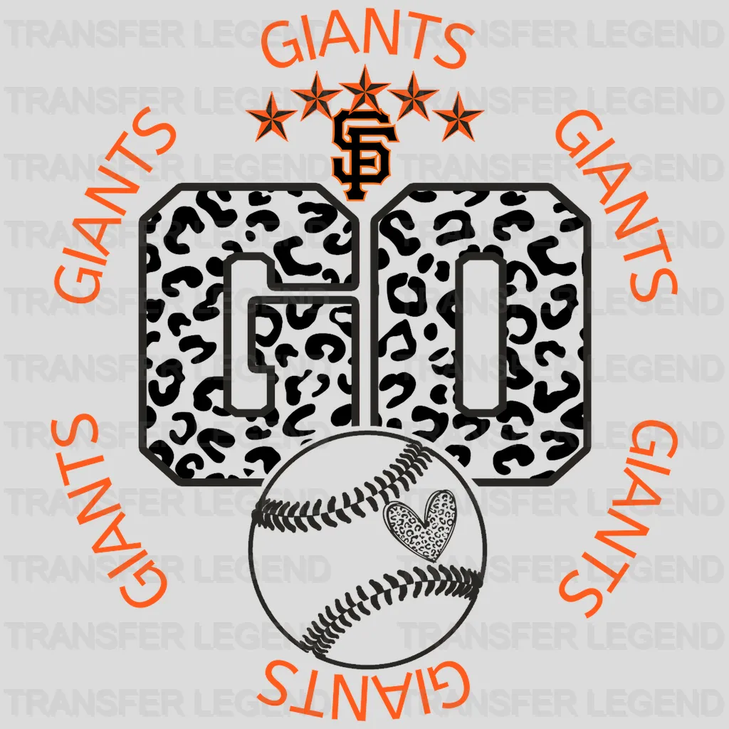 San Francisco Giants MLB San Francisco My Heart Belongs To The Giants DTF Iron On Transfer