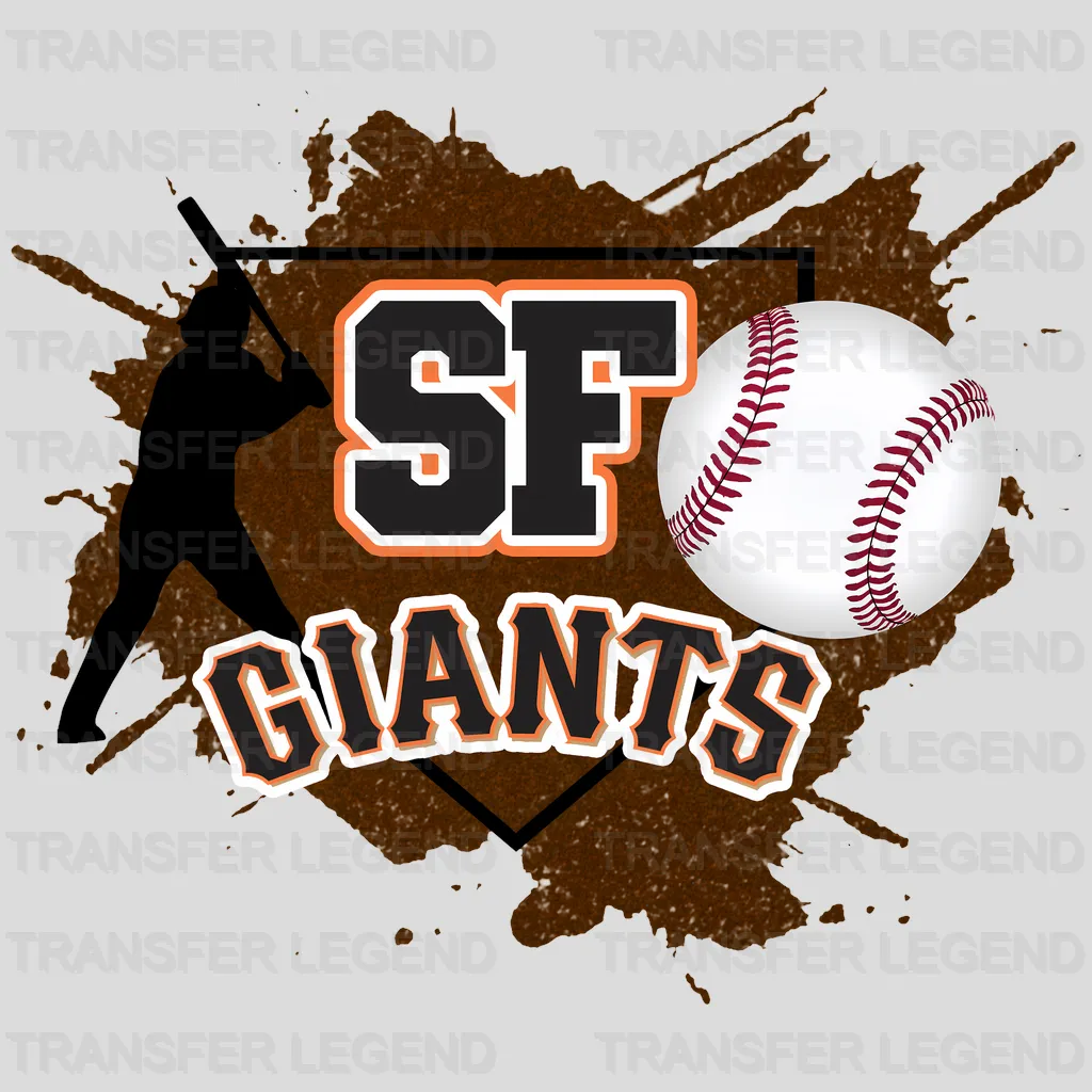 San Francisco Giants MLB Diamond Shape Logo Emblem - DTF Iron On Transfer