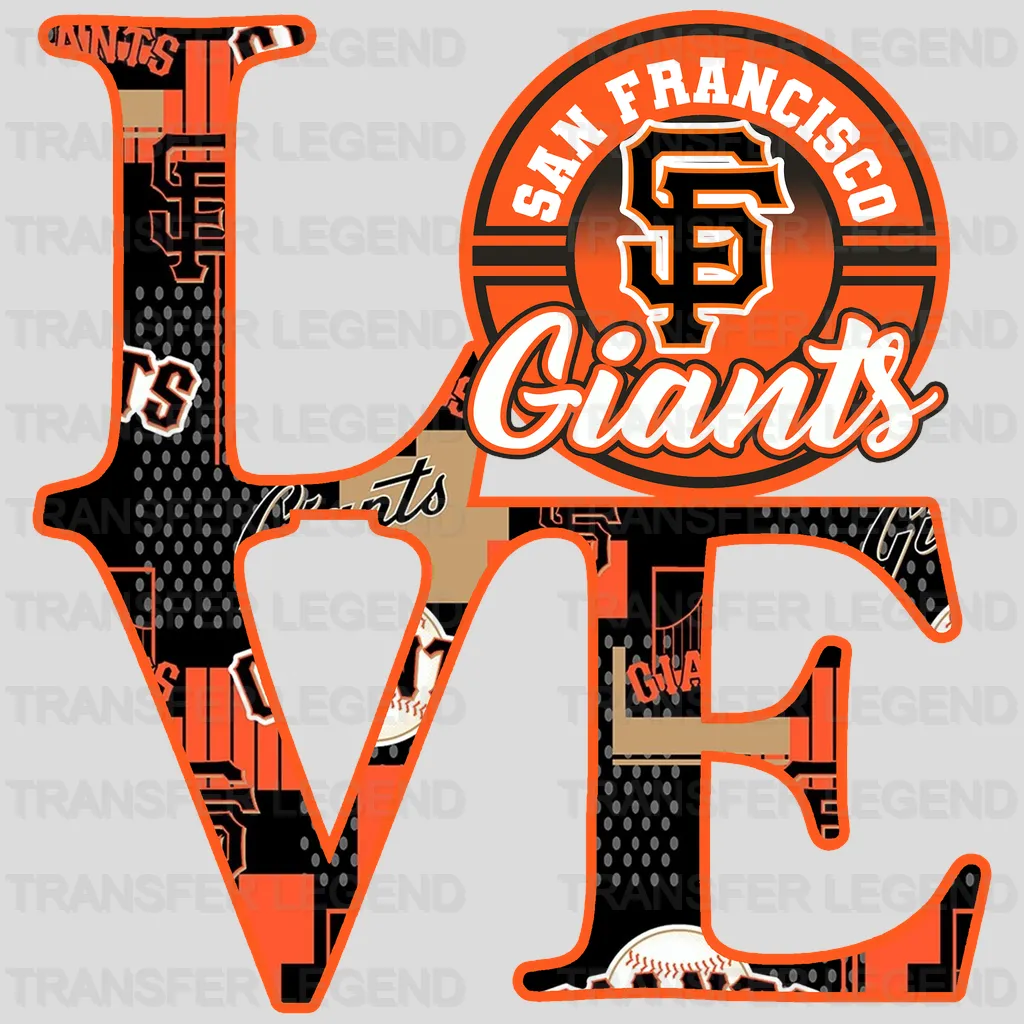 San Francisco Giants MLB Action Player Splash Art Graphic - DTF Iron On Transfer