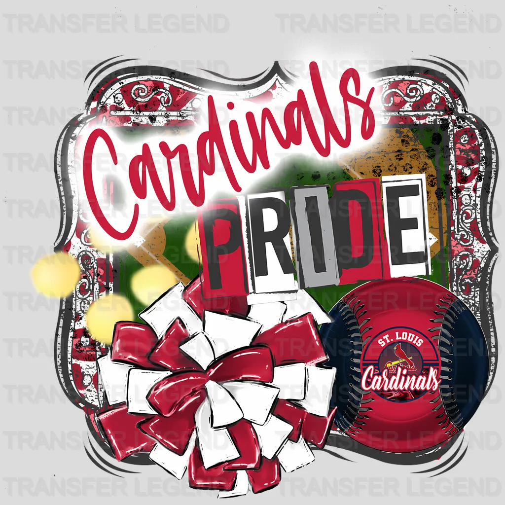 St Louis Cardinals MLB Pride DTF Iron On Transfer