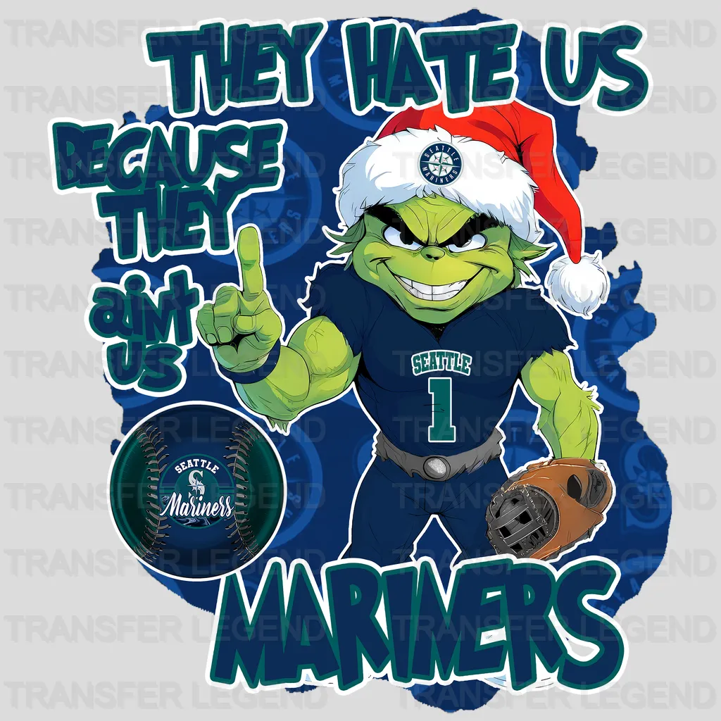 Seattle Mariners MLB They Hate Us DTF Iron On Transfer