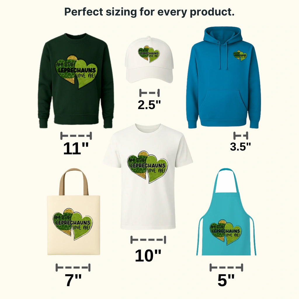 My Little Leprechauns Love Me  St. Patrick's Day Design - DTF heat transfer - transferlegend