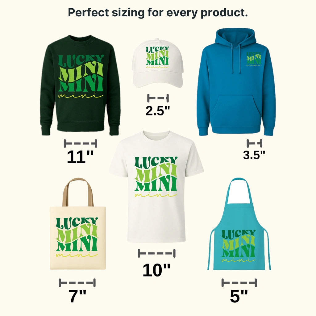 Lucky Mini St. Patrick's Day Design - DTF heat transfer - transferlegend
