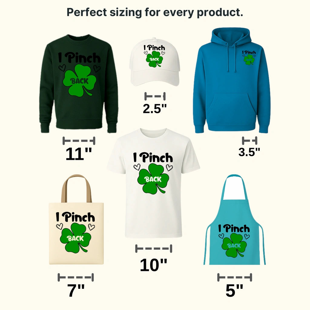 I Pinch Back St. Patrick's Day Design - DTF heat transfer - transferlegend