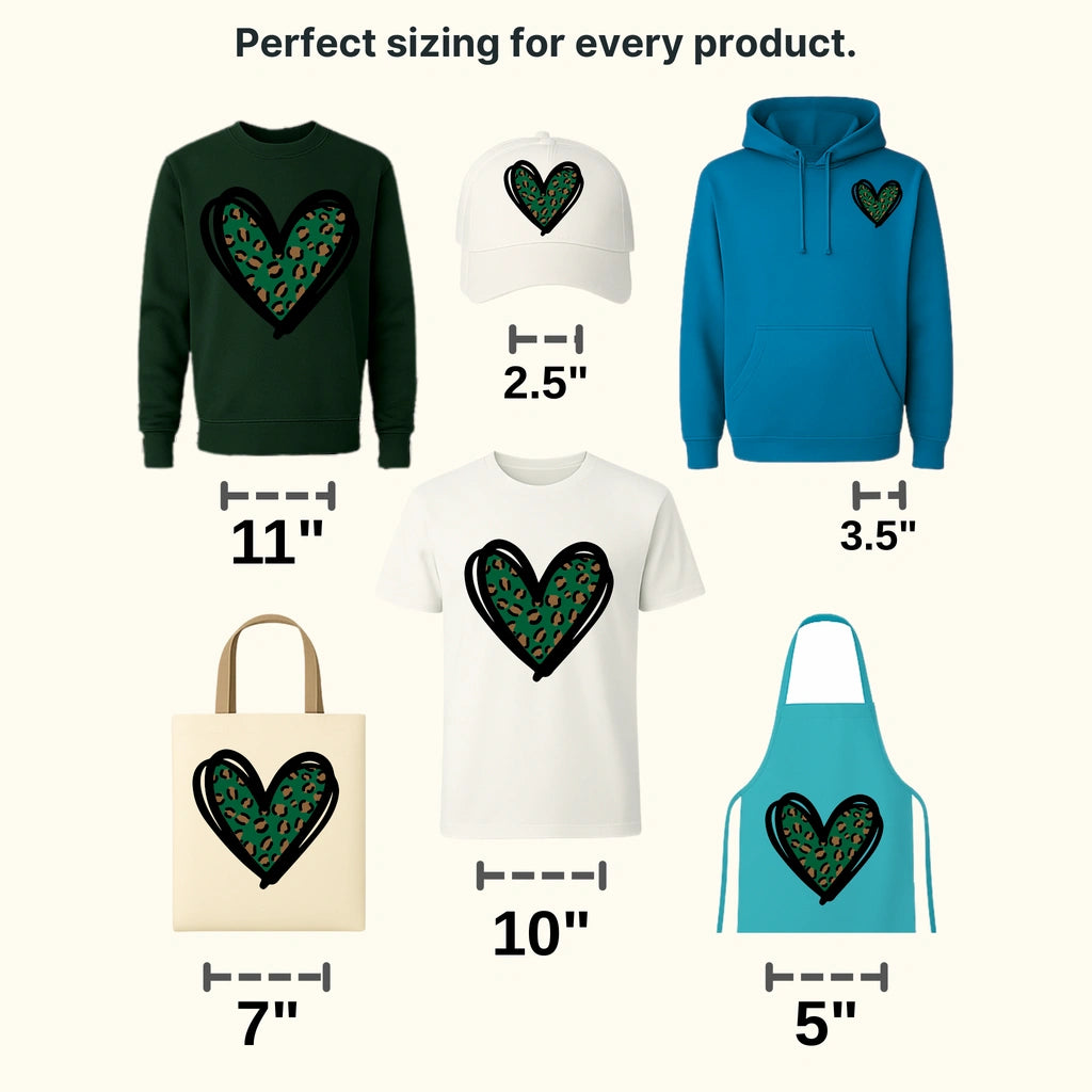 Heart St. Patrick's Day Design - DTF heat transfer - transferlegend