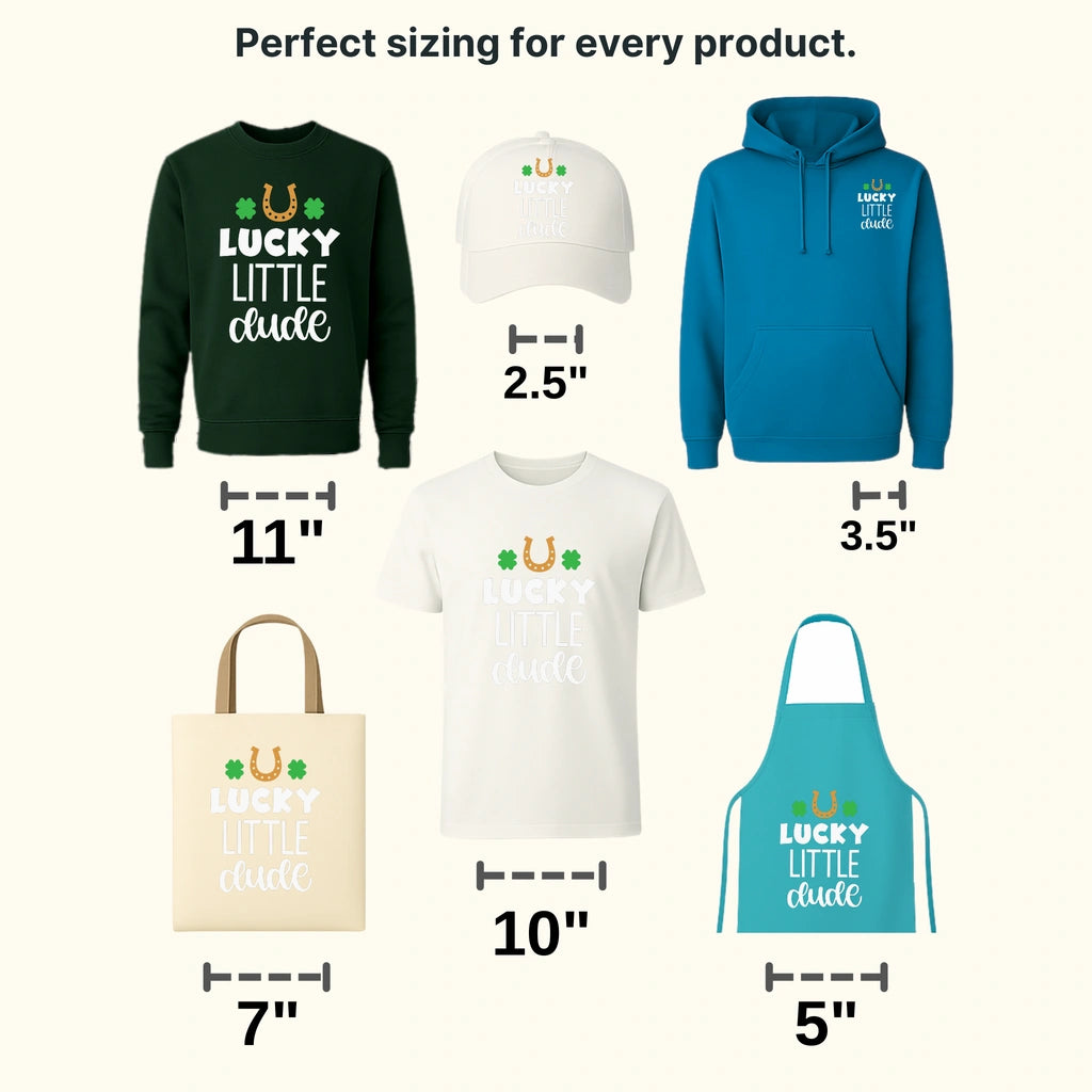Lucky Little Dude St. Patrick's Day Design - DTF heat transfer - transferlegend