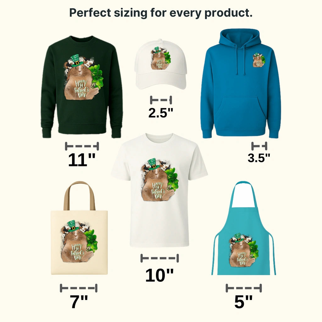 Bunny St. Patrick's Day Design - DTF heat transfer - transferlegend