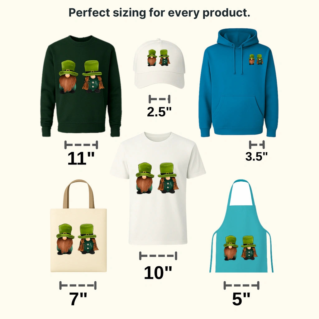 Gnomies St. Patrick's Day Design - DTF heat transfer - transferlegend