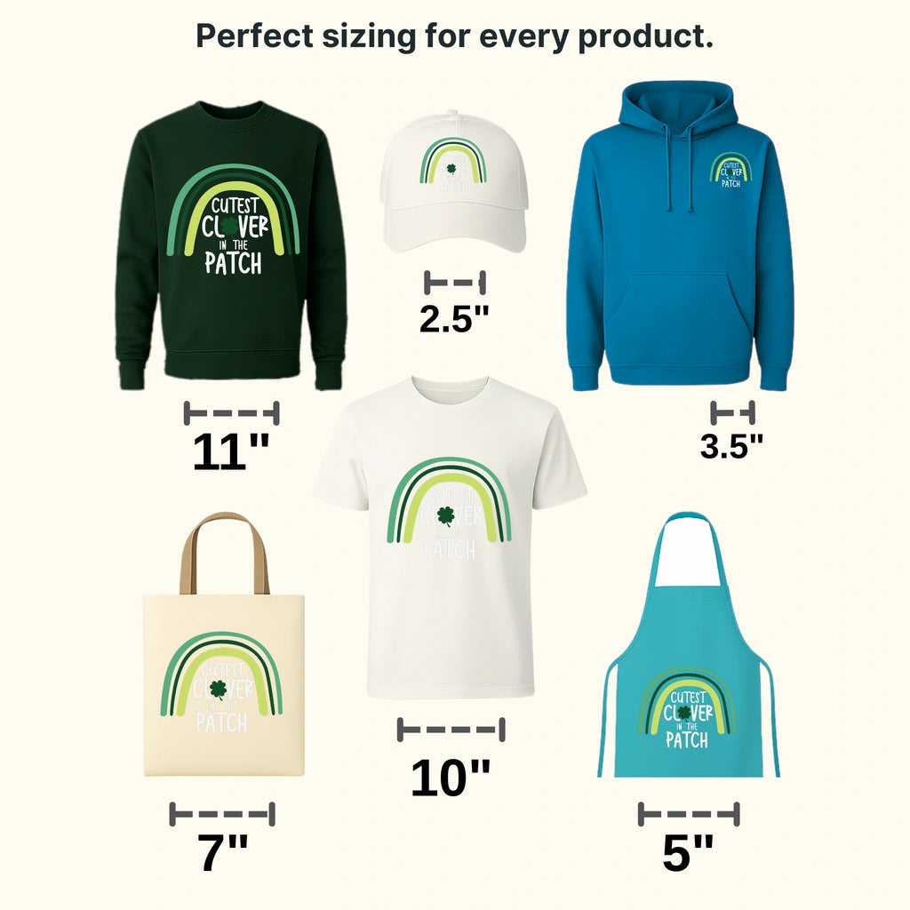 Cutest Clover In The Patch St. Patrick's Day Design - DTF heat transfer - transferlegend