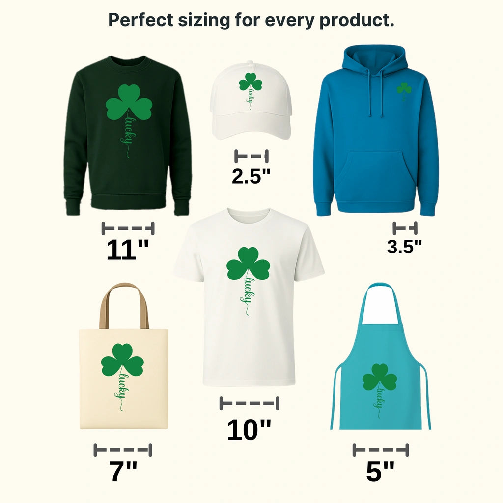 Lucky St. Patrick's Day Design - DTF heat transfer - transferlegend