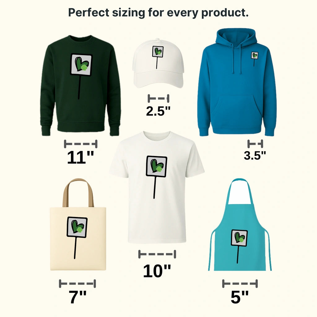 Love Sign St. Patrick's Day Design - DTF heat transfer - transferlegend