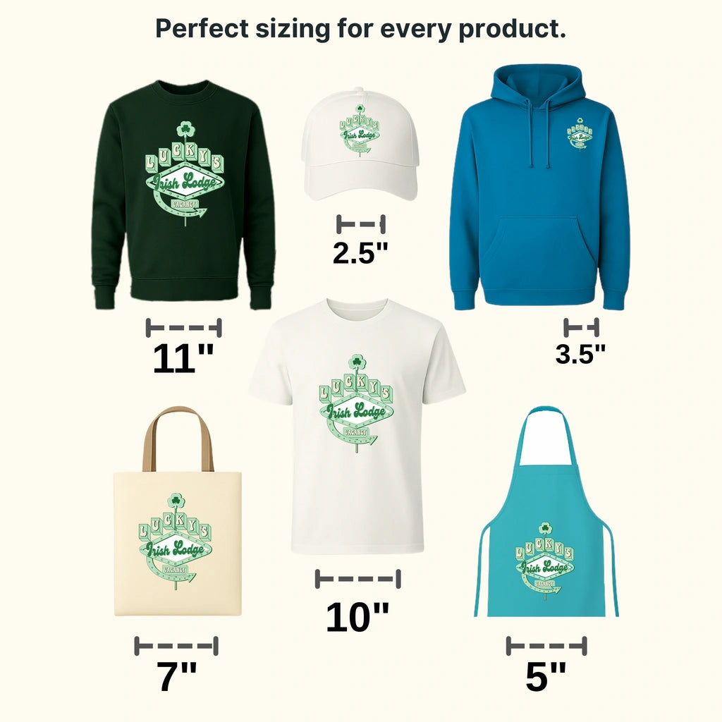 Lucky's Irish Lodge St. Patrick's Day Design - DTF heat transfer - transferlegend