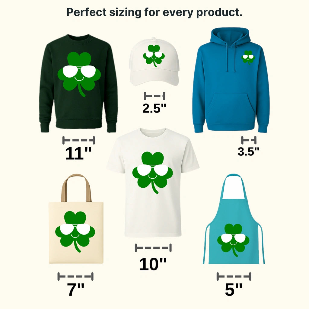 Clover St. Patrick's Day Design - DTF heat transfer - transferlegend