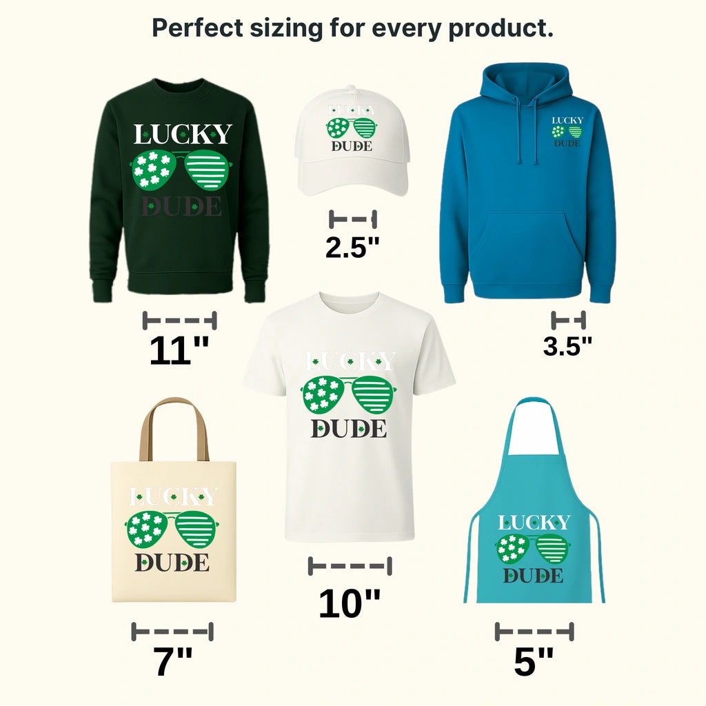 Lucky Dude St. Patrick's Day Design - DTF heat transfer - transferlegend