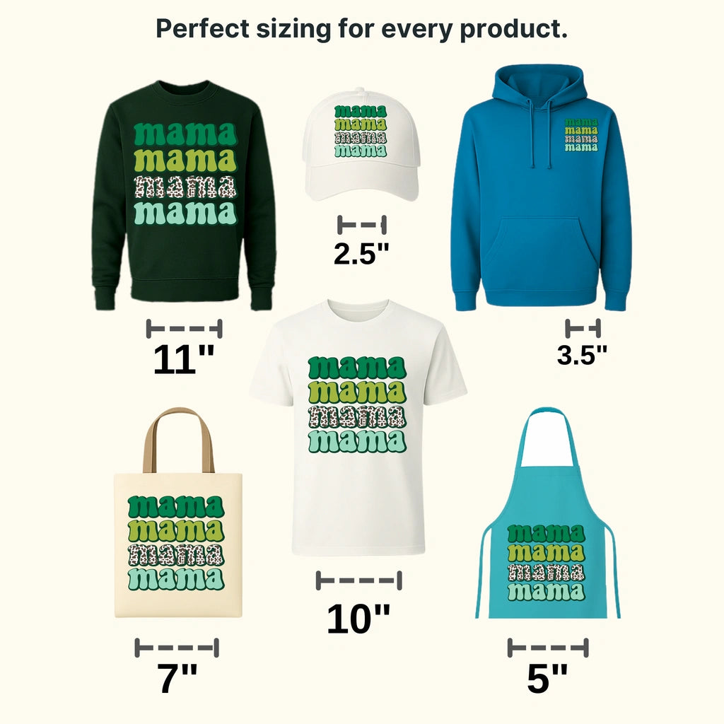 Mama Mama St. Patrick's Day Design - DTF heat transfer - transferlegend