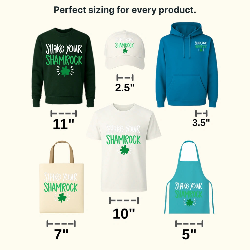 Shake Your Shamrock St. Patrick's Day Design - DTF heat transfer - transferlegend