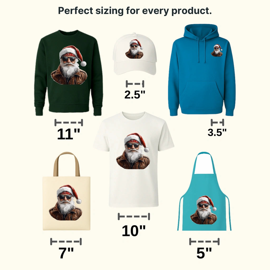 Sun Is Shining Santa Claus Design - DTF Heat Transfer - transferlegend