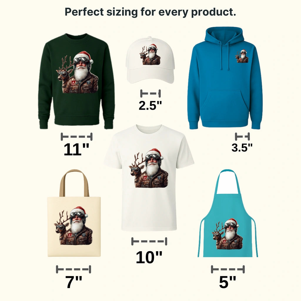 Why They Look At Me Santa Claus Design - DTF Heat Transfer - transferlegend