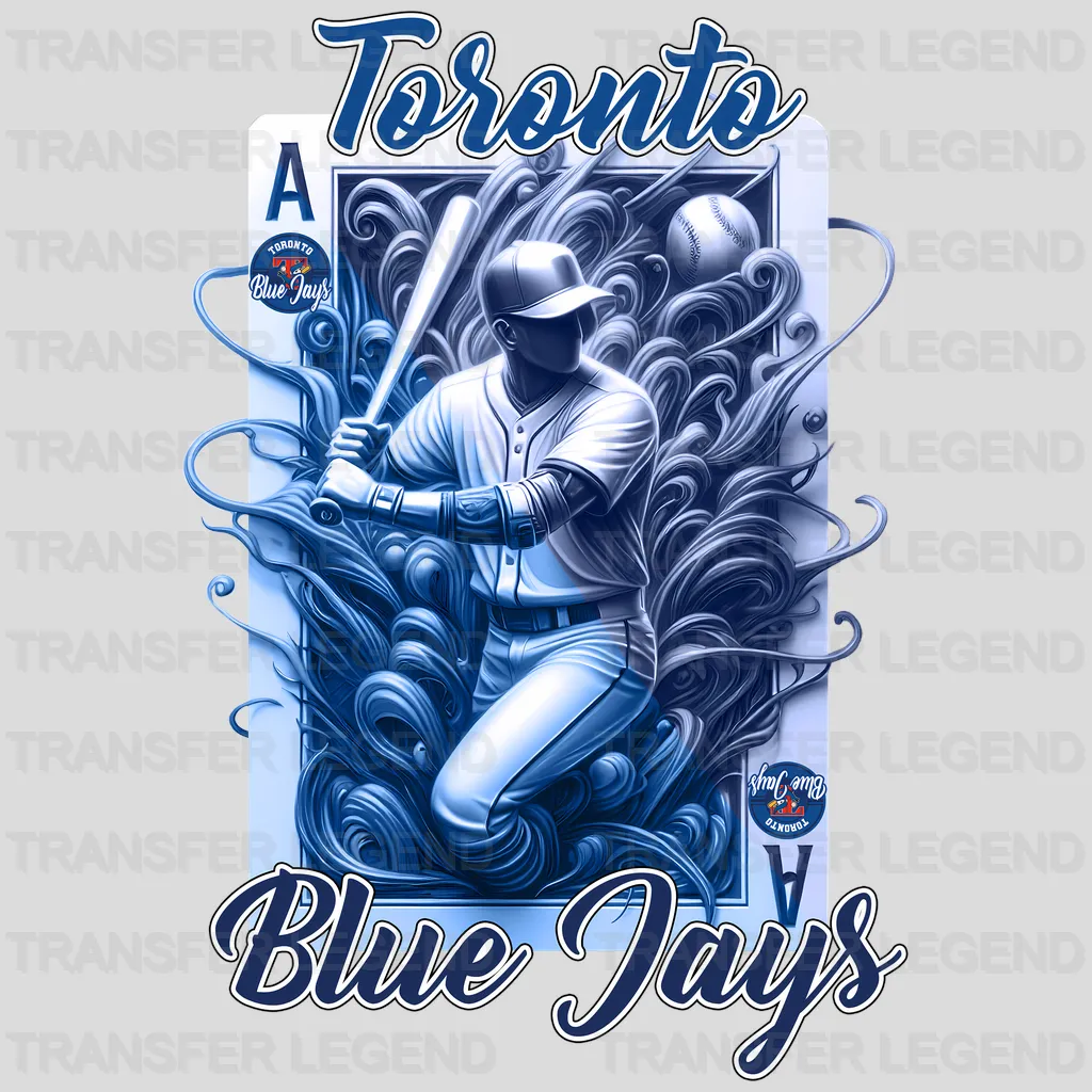 Toronto Blue Jays MLB Vintage Grunge Poster Graphic - DTF Iron On Transfer