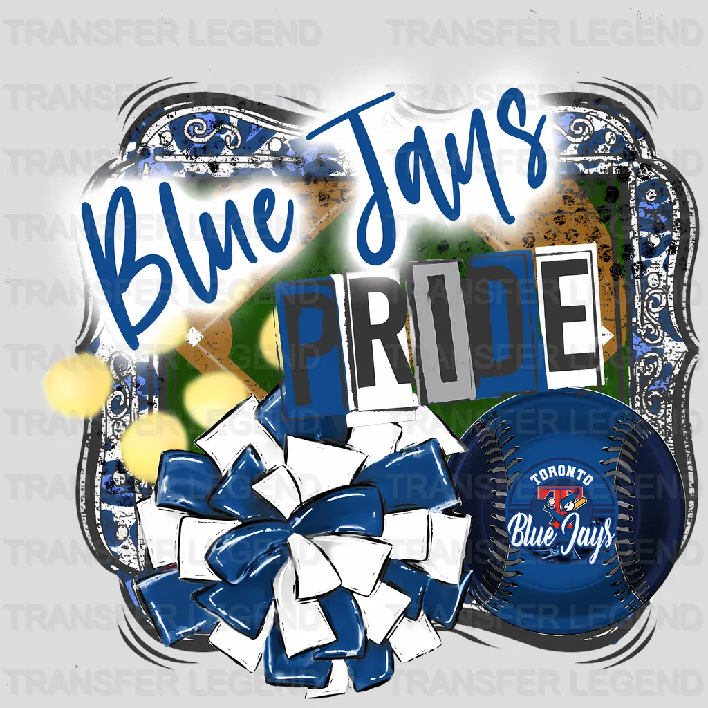 Toronto Blue Jays MLB Toronto Blue Blue Jays Ride DTF Iron On Transfer