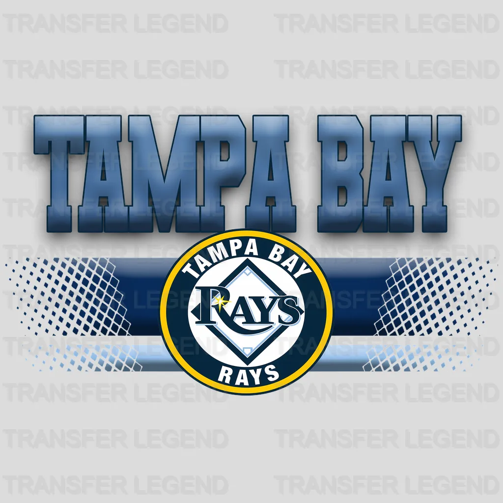 Tampa Bay Rays MLB Tampa Bay Non Toxic Fan DTF Iron On Transfer