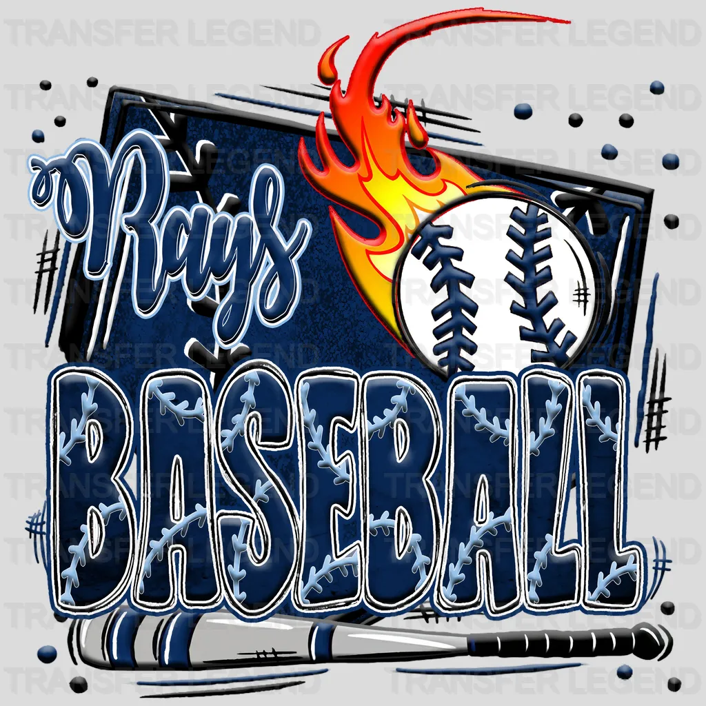 Tampa Bay Rays MLB DTF Iron On Transfer