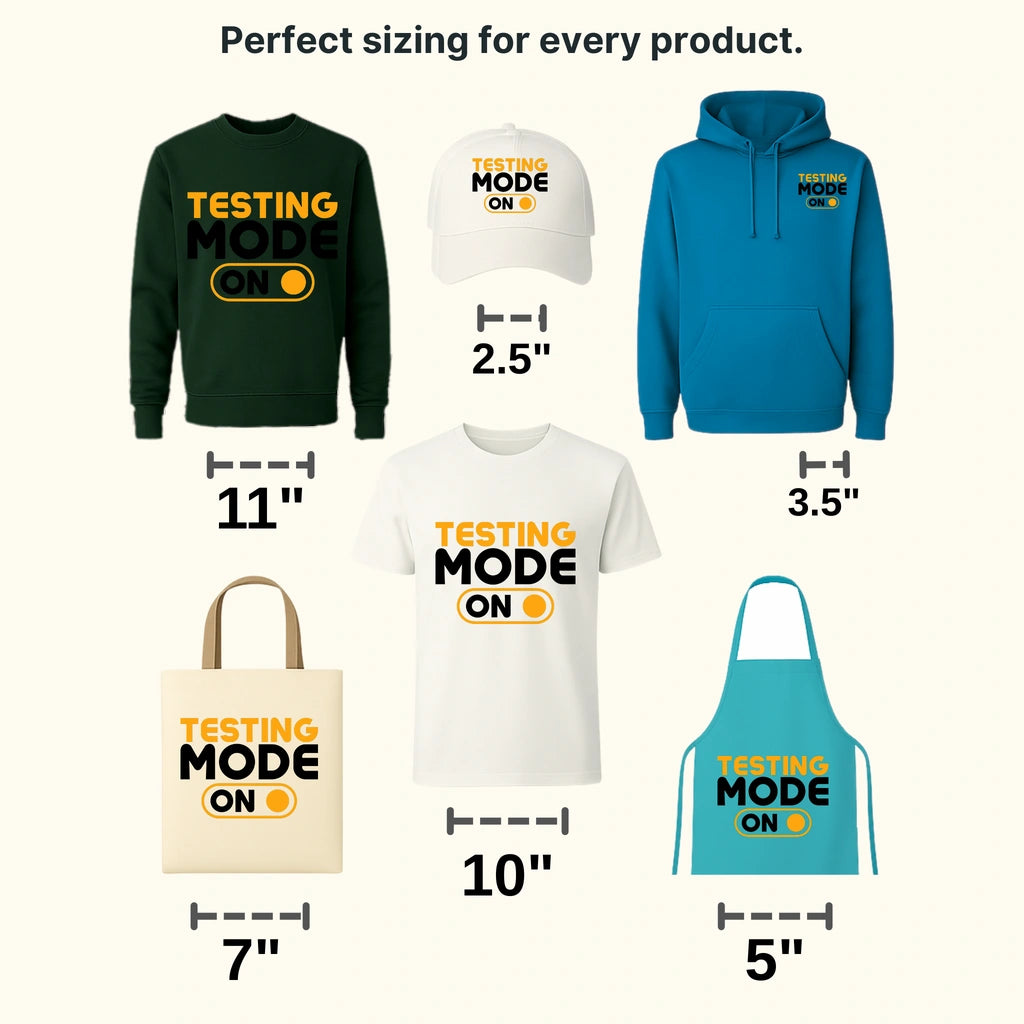 Testing Mode On Test Day Design - DTF Heat Transfer - transferlegend
