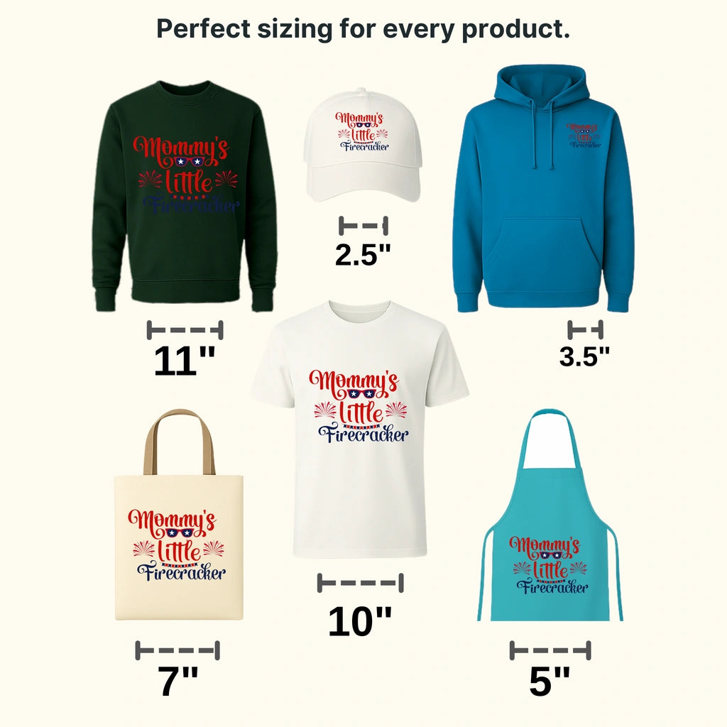 Mommy's Little Firecracker DTF Transfer - transferlegend