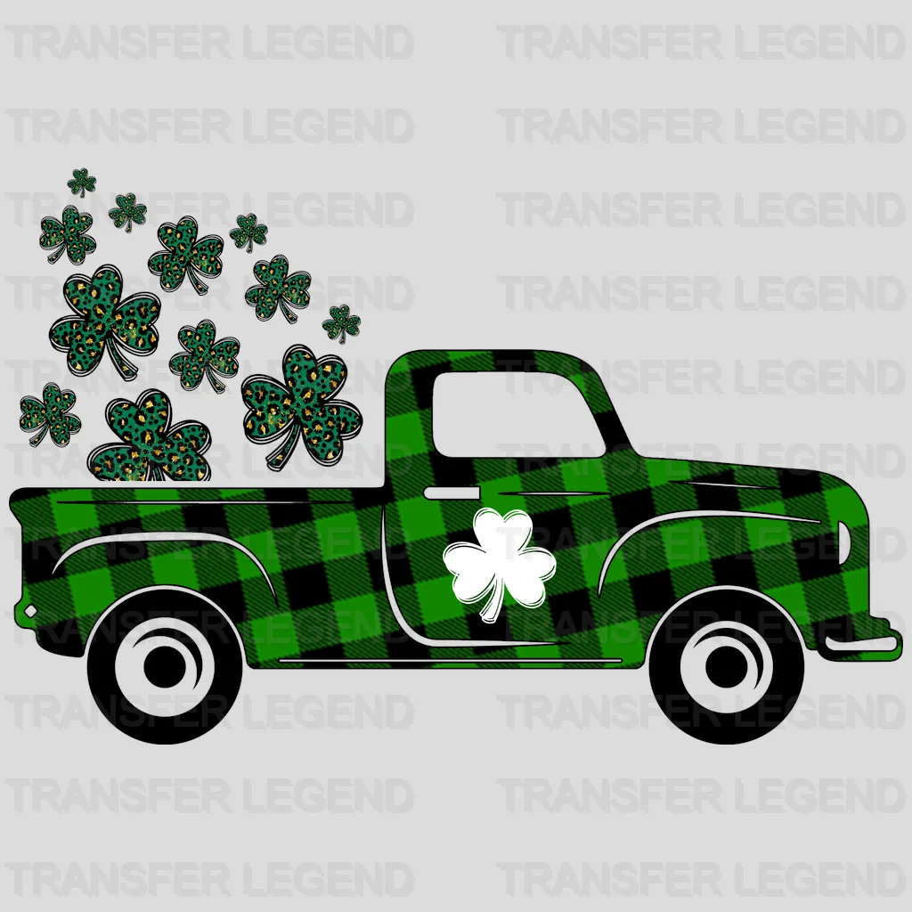 Truck St. Patrick's Day Design - DTF heat transfer - transferlegend
