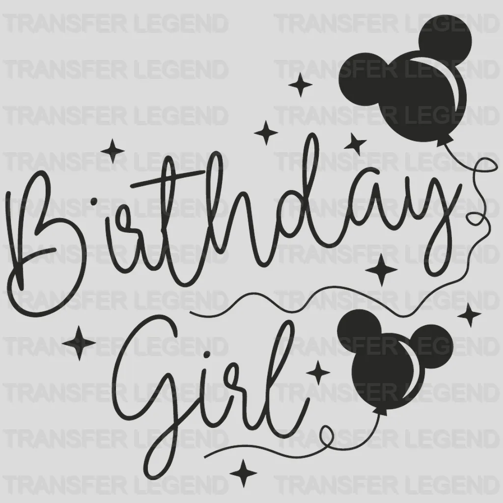 Birthday Girl Design - DTF heat transfer - transferlegend