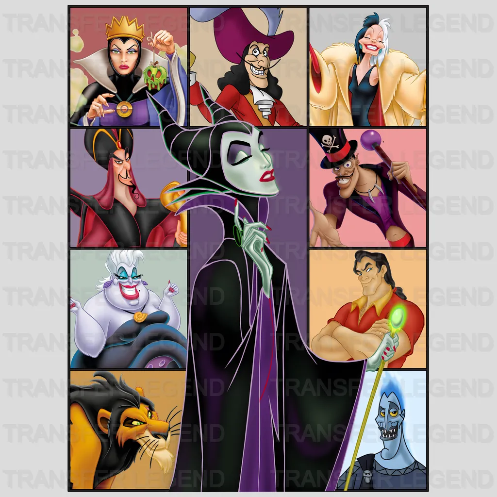 Star Villain Disney Designs - DTF Heat Transfers