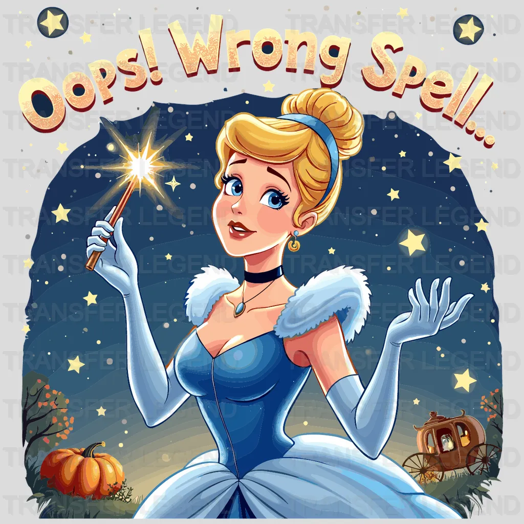 Ups ! Wrong Spell Disney Designs - DTF Heat Transfers