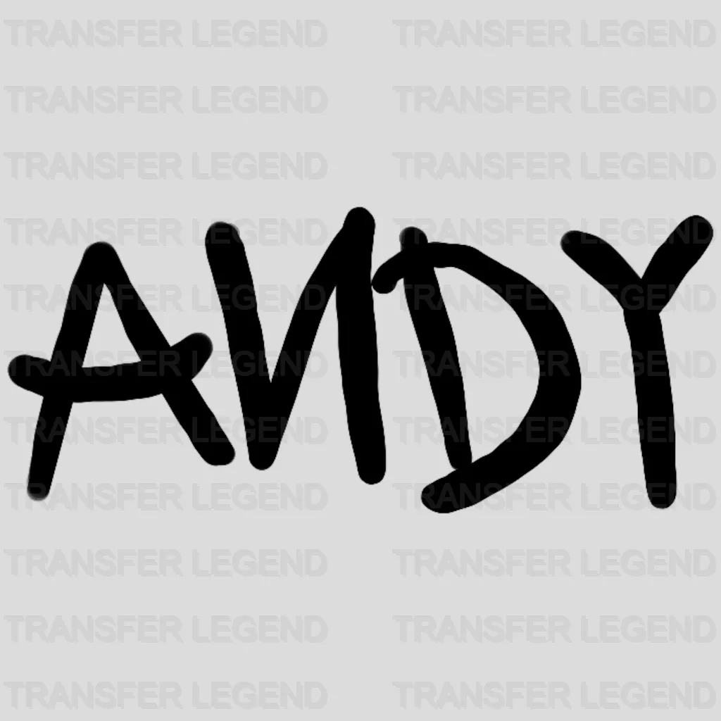 Character Andy Design - DTF heat transfer - transferlegend
