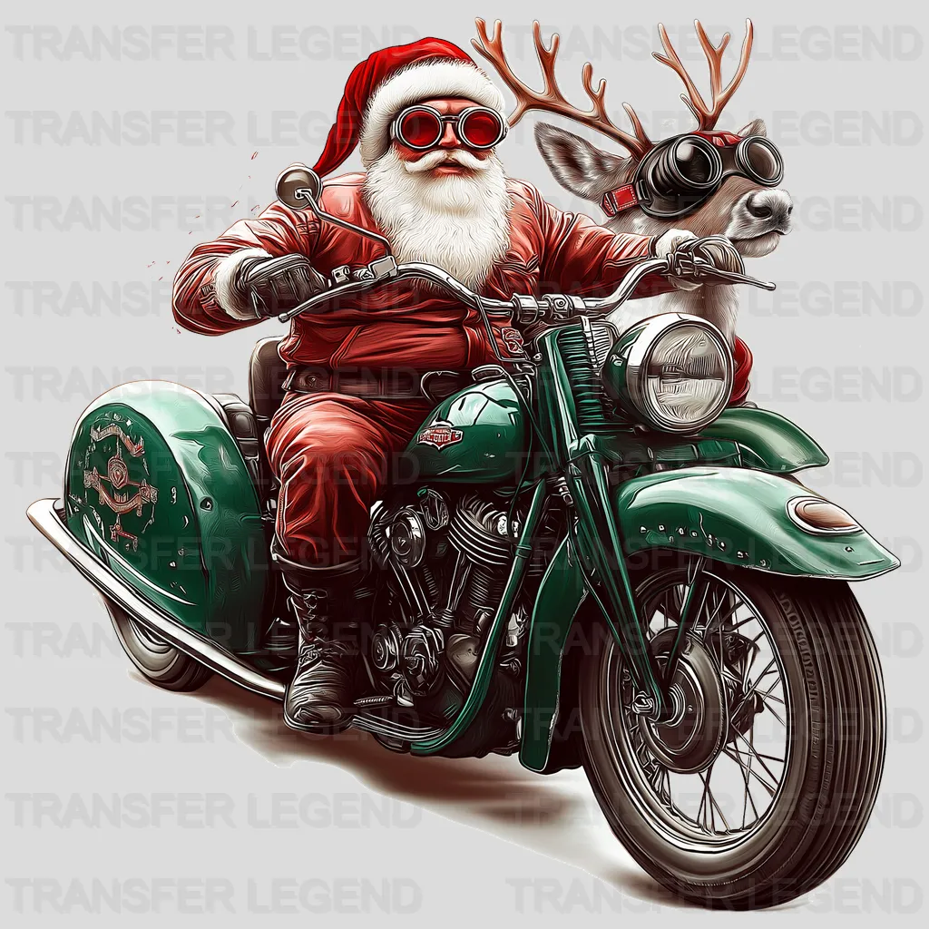 Road To Santa Santa Claus Design - DTF Heat Transfer - transferlegend