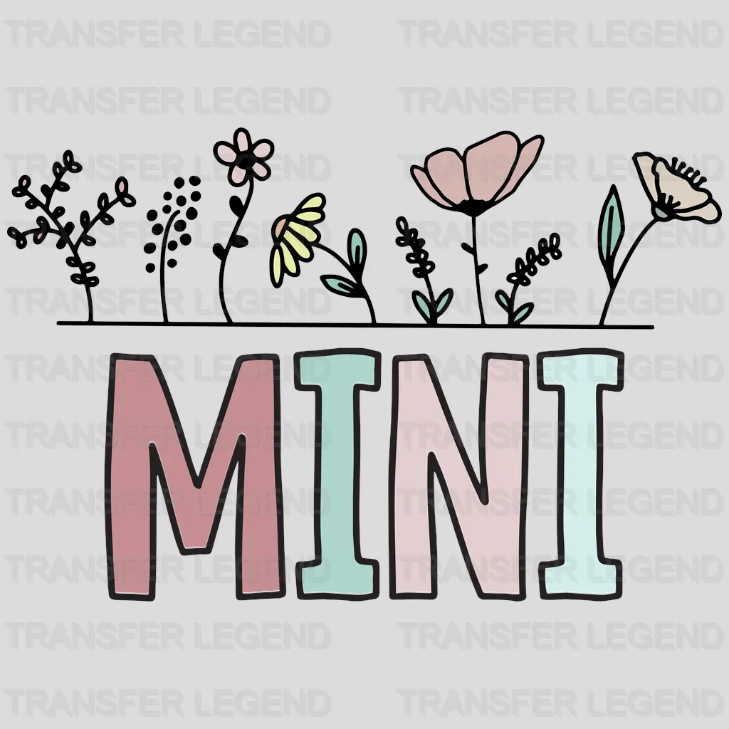 Mama Mini - Baby and Mama - Family Matching - Design - DTF heat transfer - transferlegend