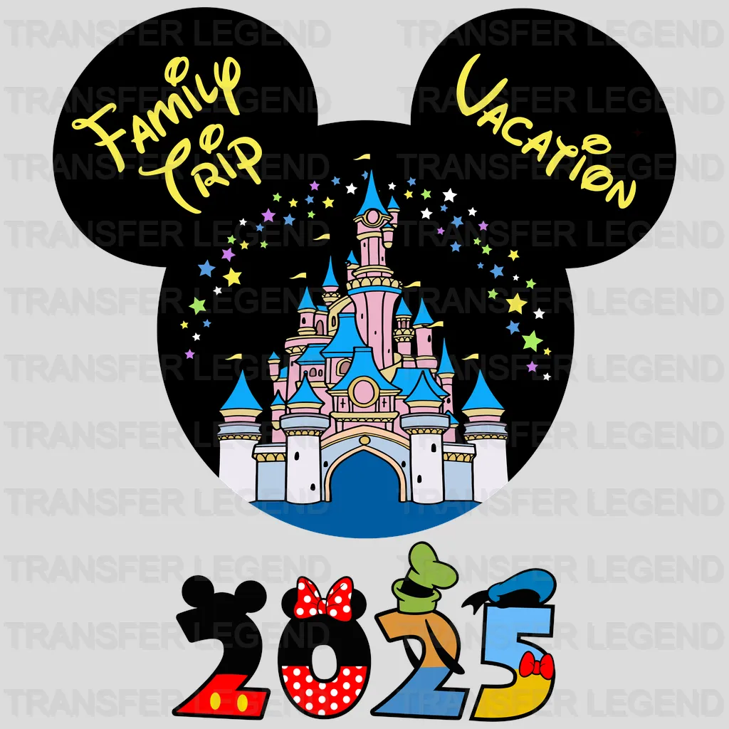 Wonderland By Night Mickey & Minnie Cartoon Designs - DTF Heat Transfer - transferlegend