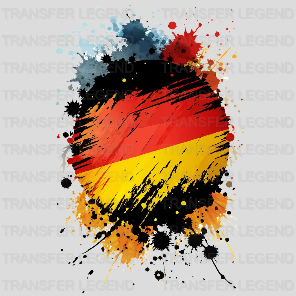 Germany Flag Design - DTF Heat Transfer - transferlegend