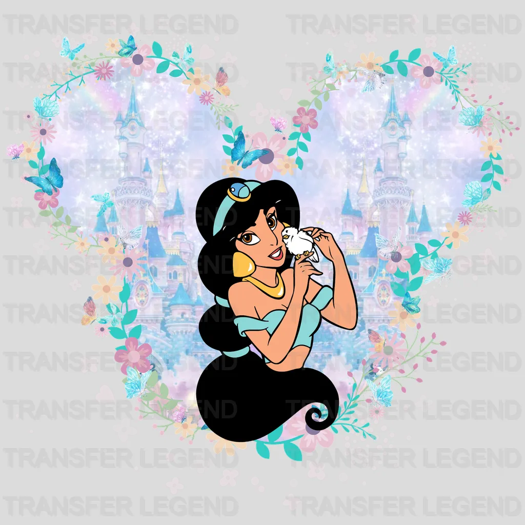 Princess 6 Disney Designs - DTF Heat Transfers
