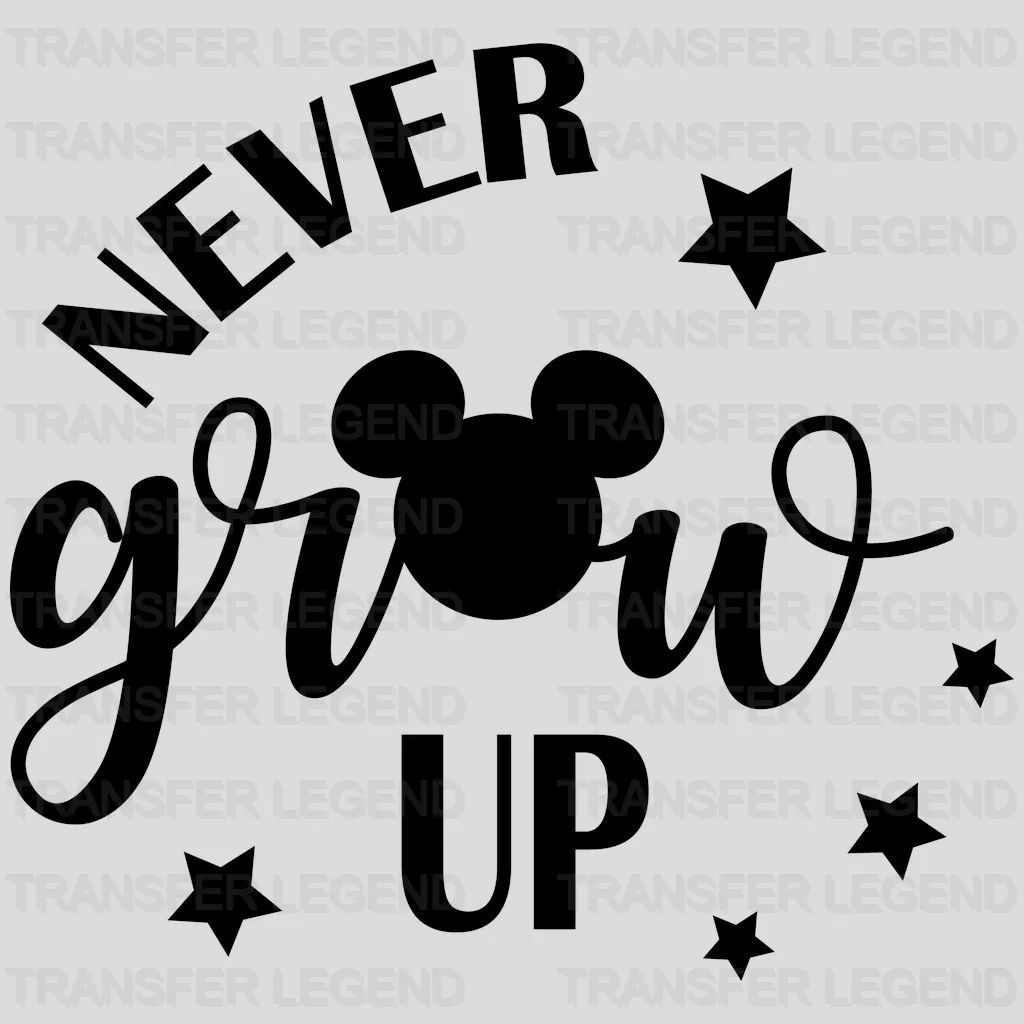 Never Give Up Design - DTF heat transfer - transferlegend