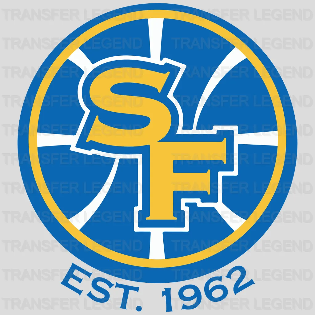 San Francisco “SF Est. 1962” Roundel NBA Design - DTF Heat Transfer