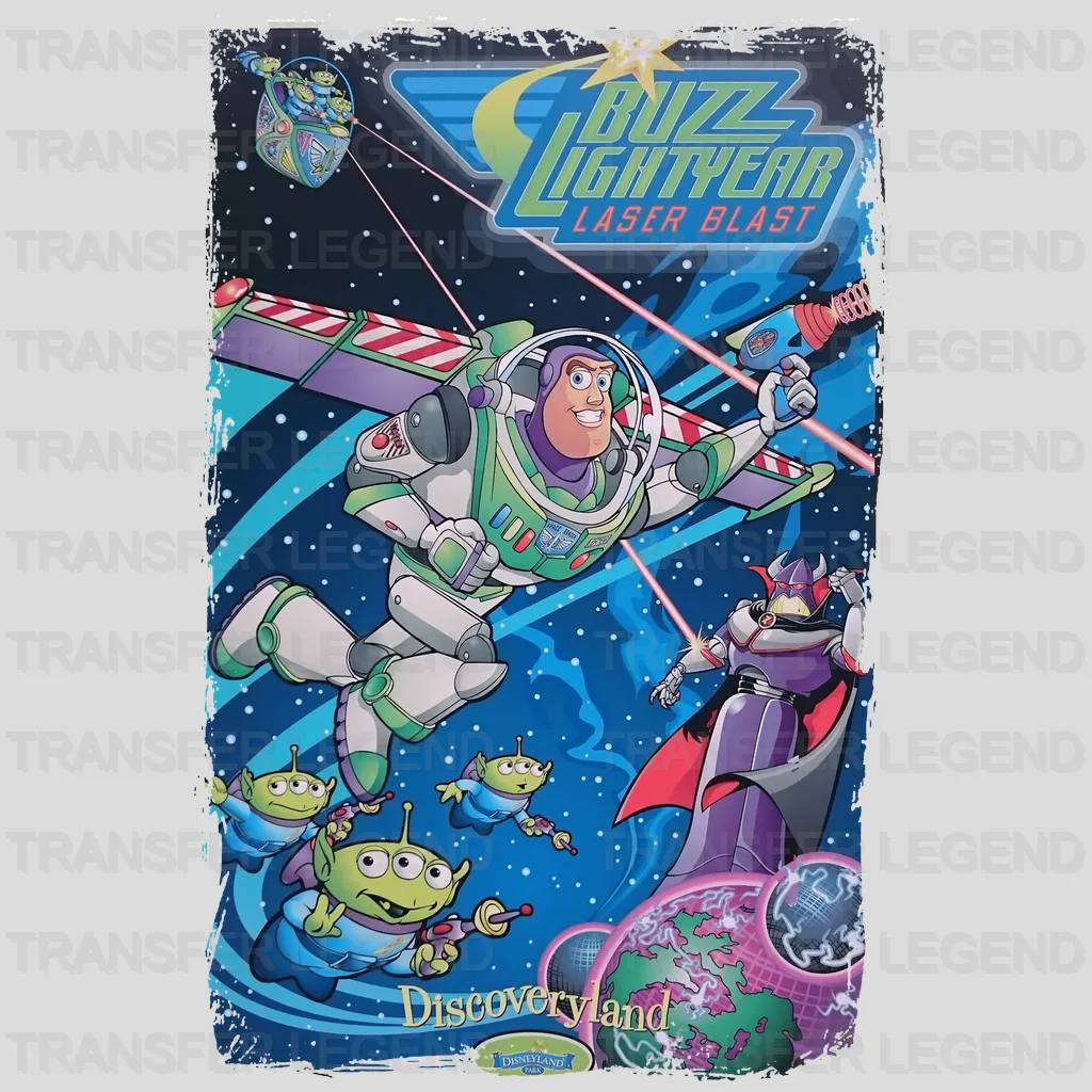 Lazer Blast Toy Story Disney Designs - DTF Heat Transfers