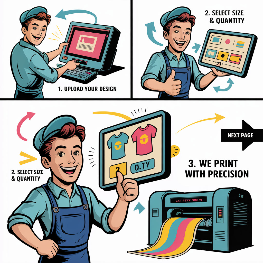 Custom DTF Transfers by Size