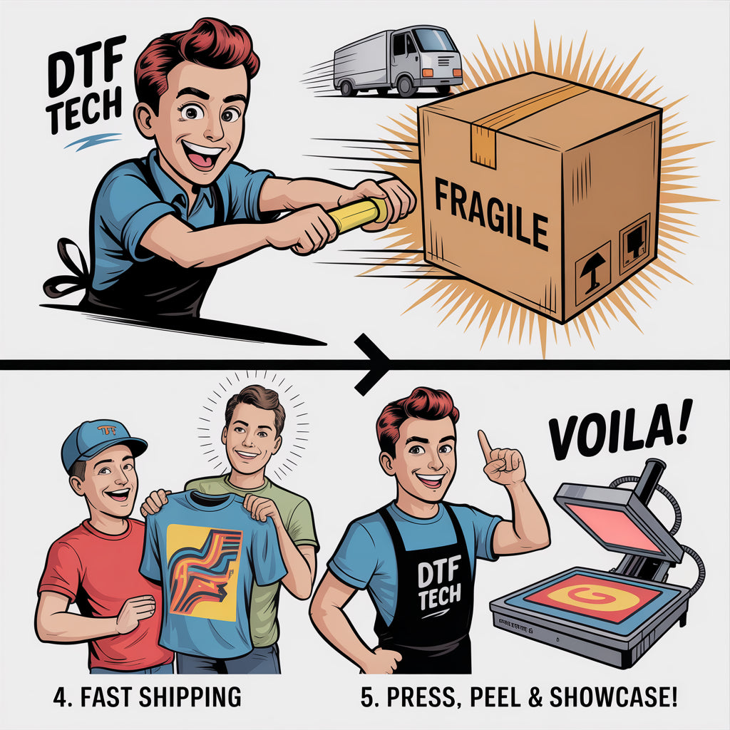 Custom DTF Transfers by Piece | Fast, Commercial Grade Prints